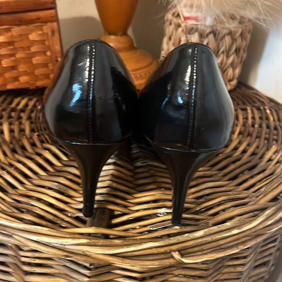 Black 3 Inch Round Toe Pump/ Size 10/ Cato - Picture 4 of 7